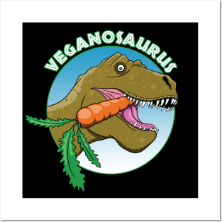 Vegan Dinosaur Posters and Art